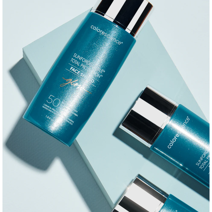 Colorescience Sunforgettable™ Total Protection™ Face Shield Glow SPF50 55ml (2 vnt.)