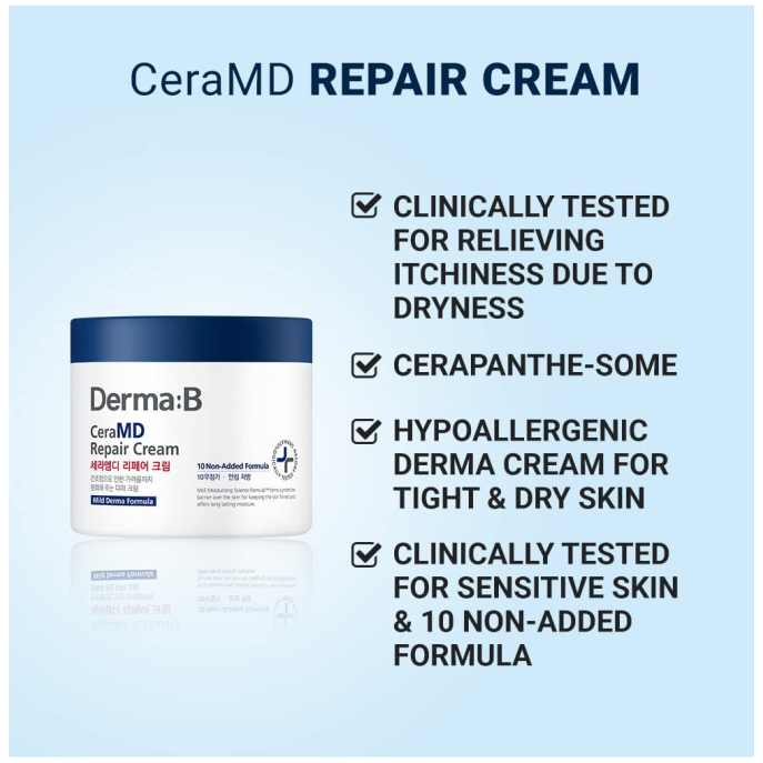 Derma B CeraMD Repair Cream 430ml