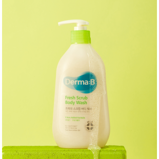 Derma B Fresh Scrub Body Wash 420ml
