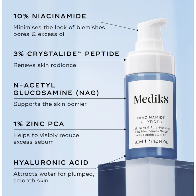 Medik8 Niacinamide Peptides 30ml