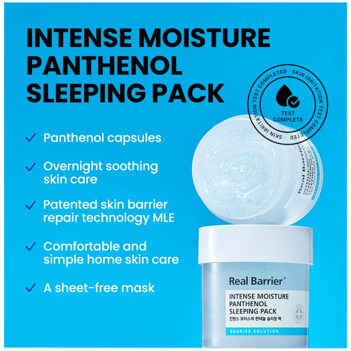 Real Barrier Intense Moisture Panthenol Sleeping Pack 70ml