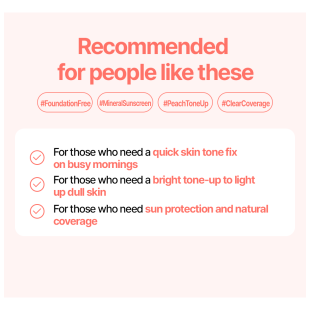 Real Barrier Peach Fit Tone-Up Sun Cream SPF 50+ 50ml