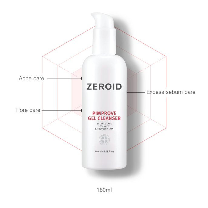 Zeroid Pimprove Gel Cleanser 180ml (2 vnt.)