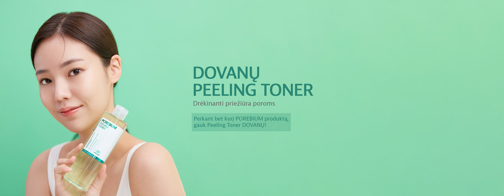 PoreBium Peeling Toner dovanų